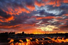 Sunset-and-Firewall