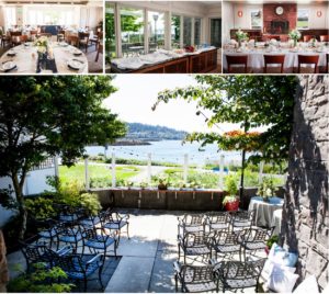 Compass Room setting collage